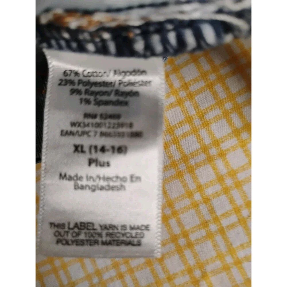 Wonder Nation Girls Plus Size XL (14-16) Denim Skirt